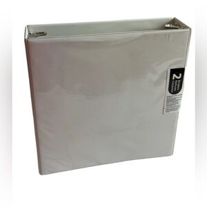 Avery White 3-Inch Ring View Binder ~ 2 Pack ~ NEW